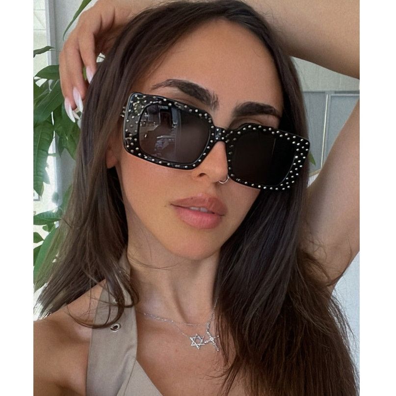 Celine NEW Celine CL4213IS Black Crystal Studded Sunglasses Grailed