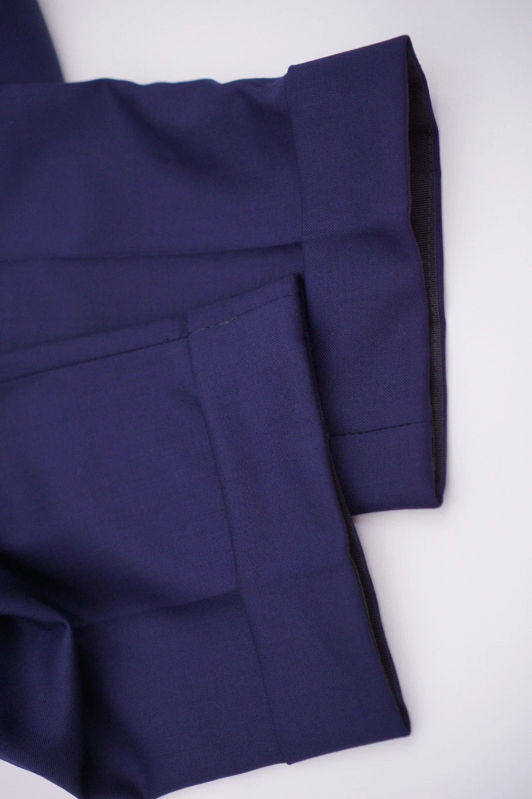 Suitsupply Men Suitsupply Trousers Navy Blue Brescia Size 24 UK/US38S Size 38S - 5 Thumbnail