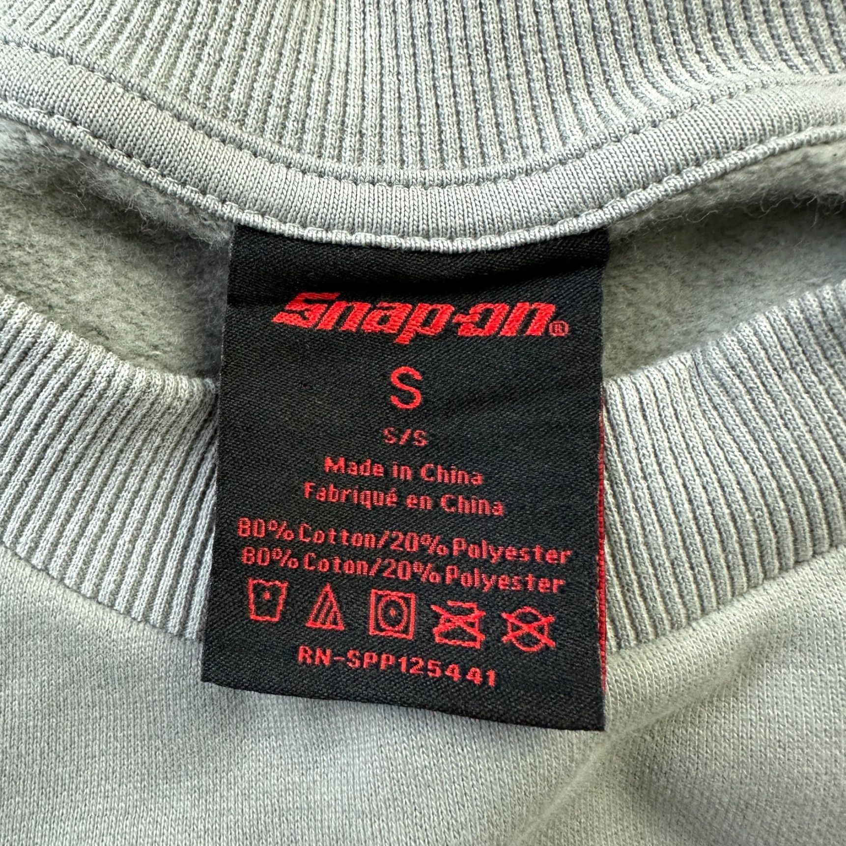 Vintage Snap On Tools Sweatshirt Mens Small Gray Fleece Pullover Crewneck Work Wear Size US S / EU 44-46 / 1 - 7 Thumbnail