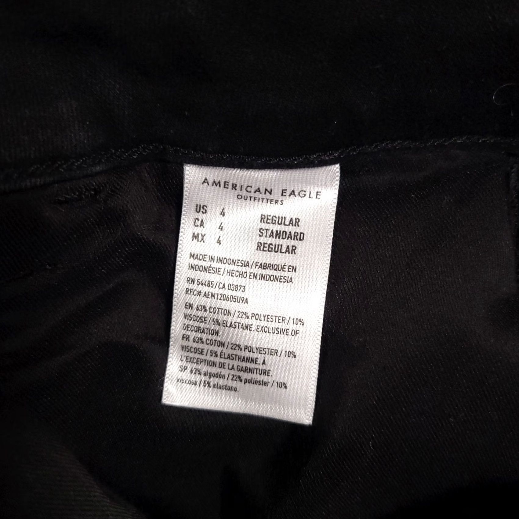 Vintage VINTAGE American Eagle Jeans Womens 4 High Rise Jegging Dream Jean Stretch Pants Denim Size 27" / US 4 / IT 40 - 7 Thumbnail