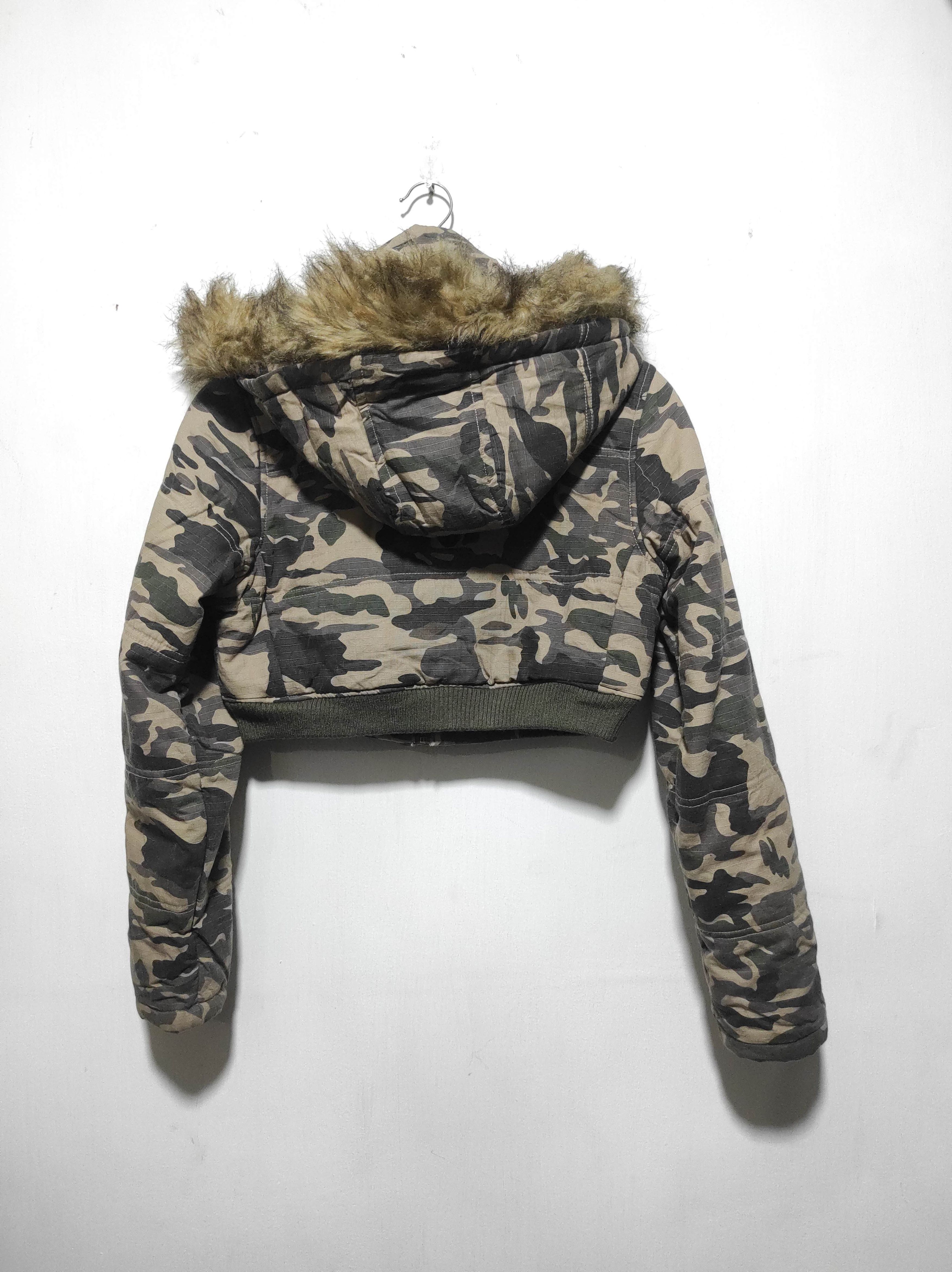 Hysteric Glamour Coloring gem Crop Camo Zip Hoodie Parka Jacket Size M / US 6-8 / IT 42-44 - 15 Thumbnail