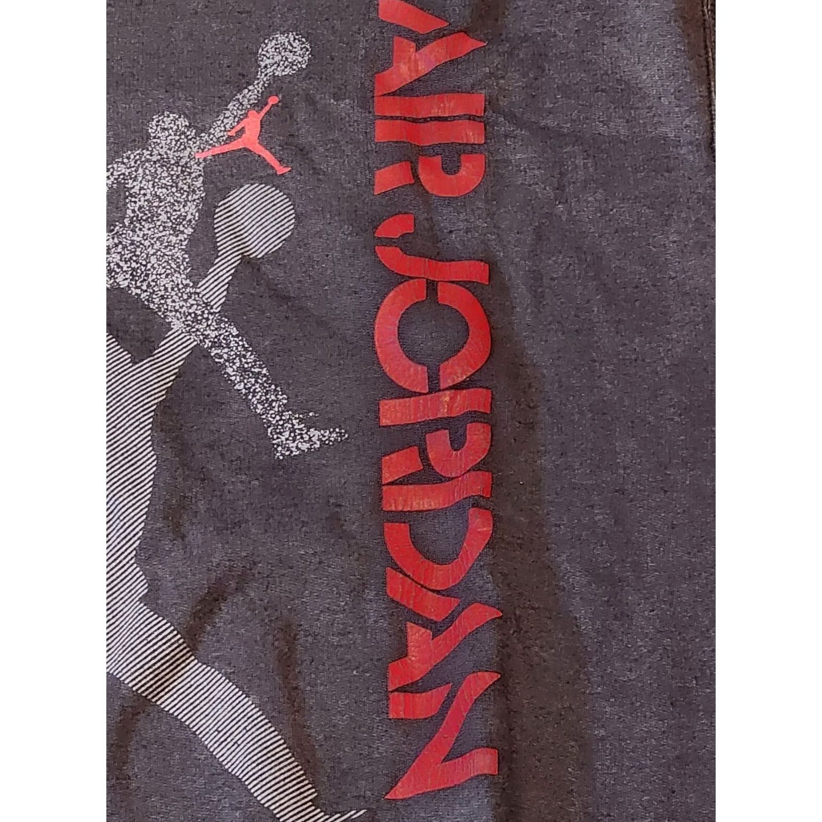Nike VINTAGE Nike Air Jordan Jumper Large L Black 90s OG 5 Michael Jordan Pullover Mens Rare Size US L / EU 52-54 / 3 - 3 Thumbnail
