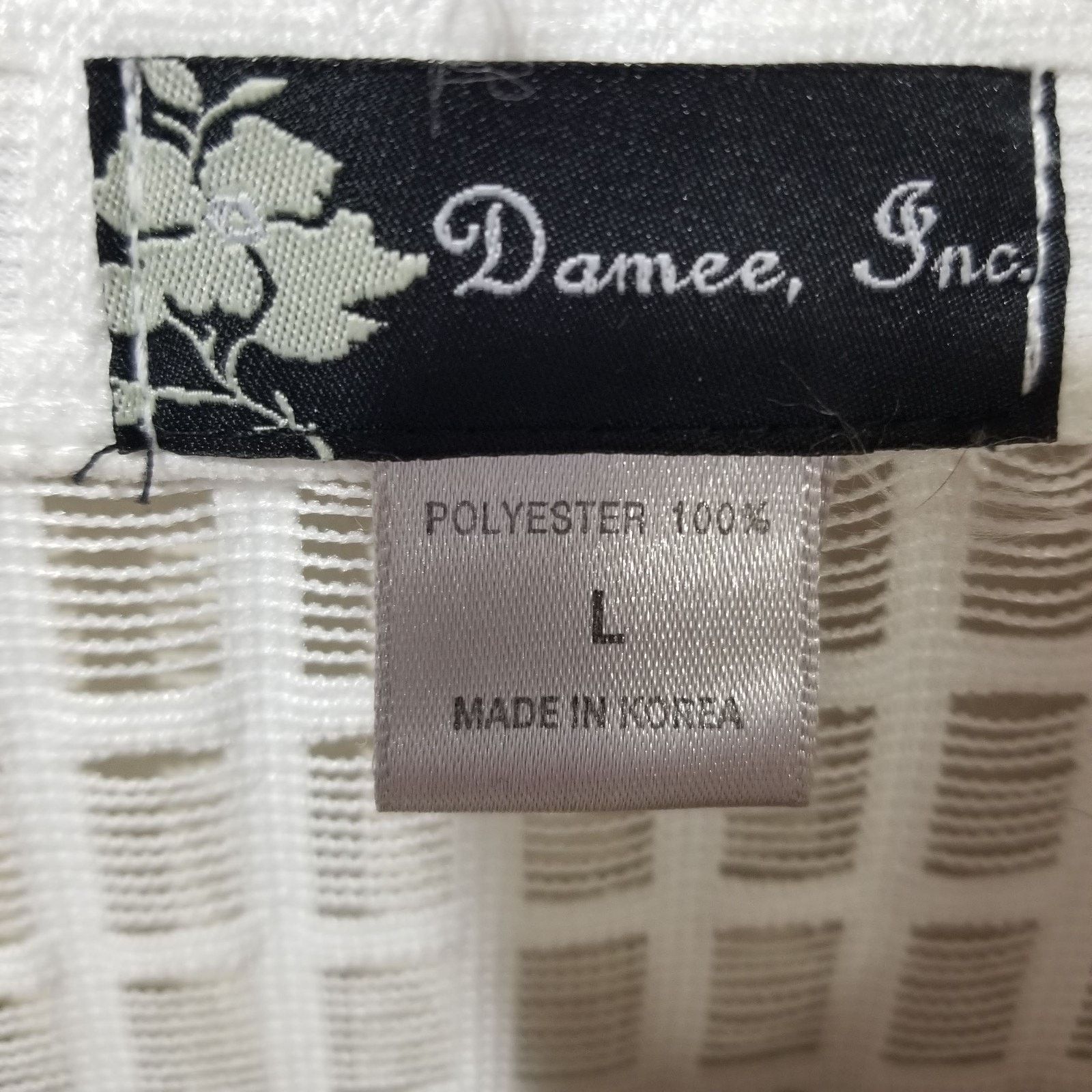 Other Damee Inc Jacket Large White Wired Collar 3/4 Sleeve Artsy Size L / US 10 / IT 46 - 3 Thumbnail