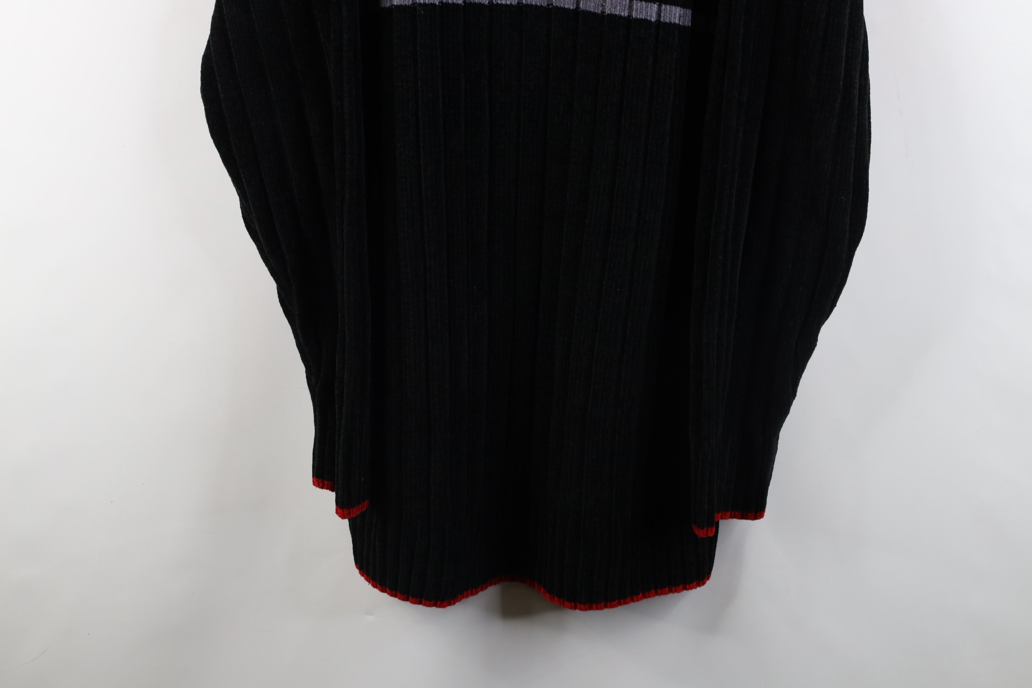 Vintage Vintage 90s Streetwear Baggy Ribbed Knit Mock Neck Sweater Size US L / EU 52-54 / 3 - 3 Thumbnail