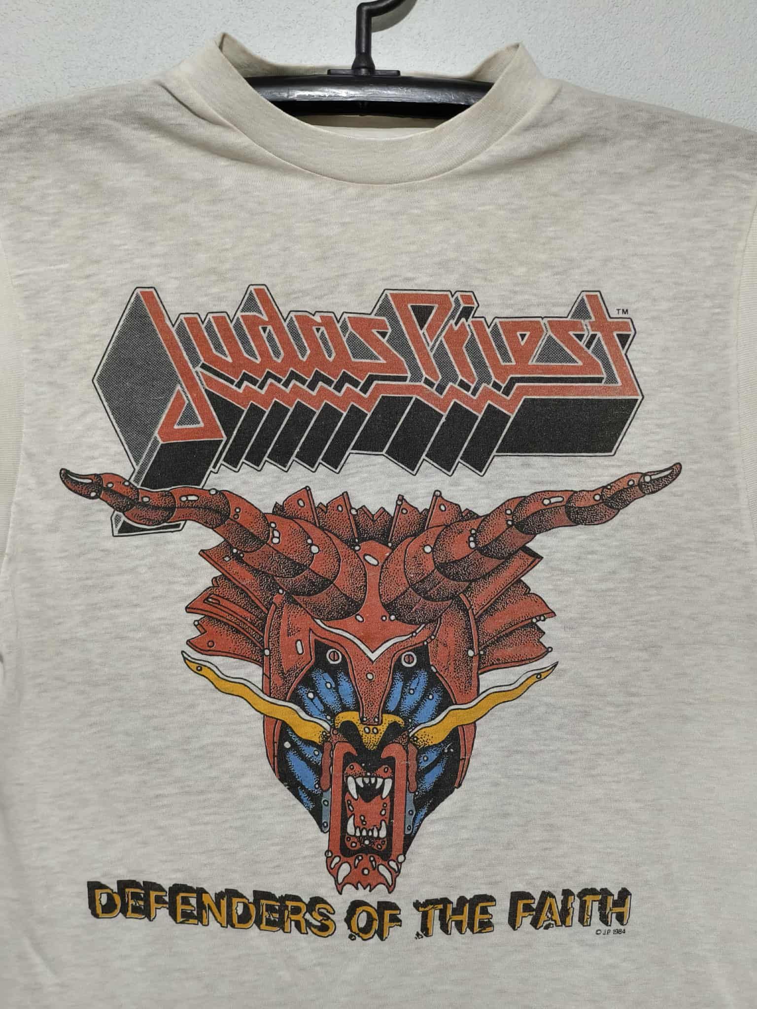 Band Tees × Vintage VTG.Judas Priest Tour 1984 Size US S / EU 44-46 / 1 - 4 Thumbnail