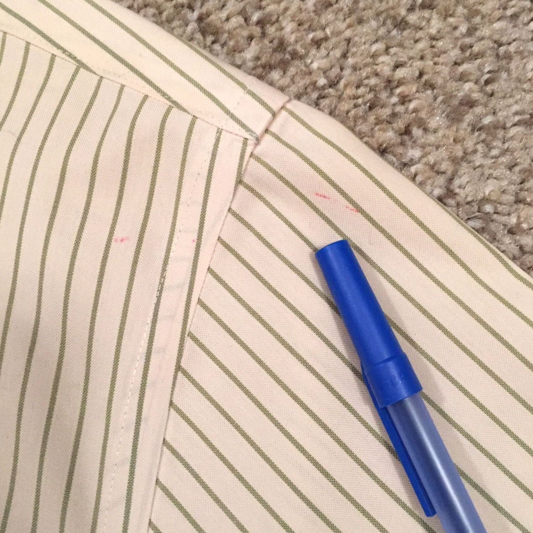 Vintage Cabela's Shirt Mens Large Green Striped Long Sleeve Button Up Size US L / EU 52-54 / 3 - 3 Thumbnail