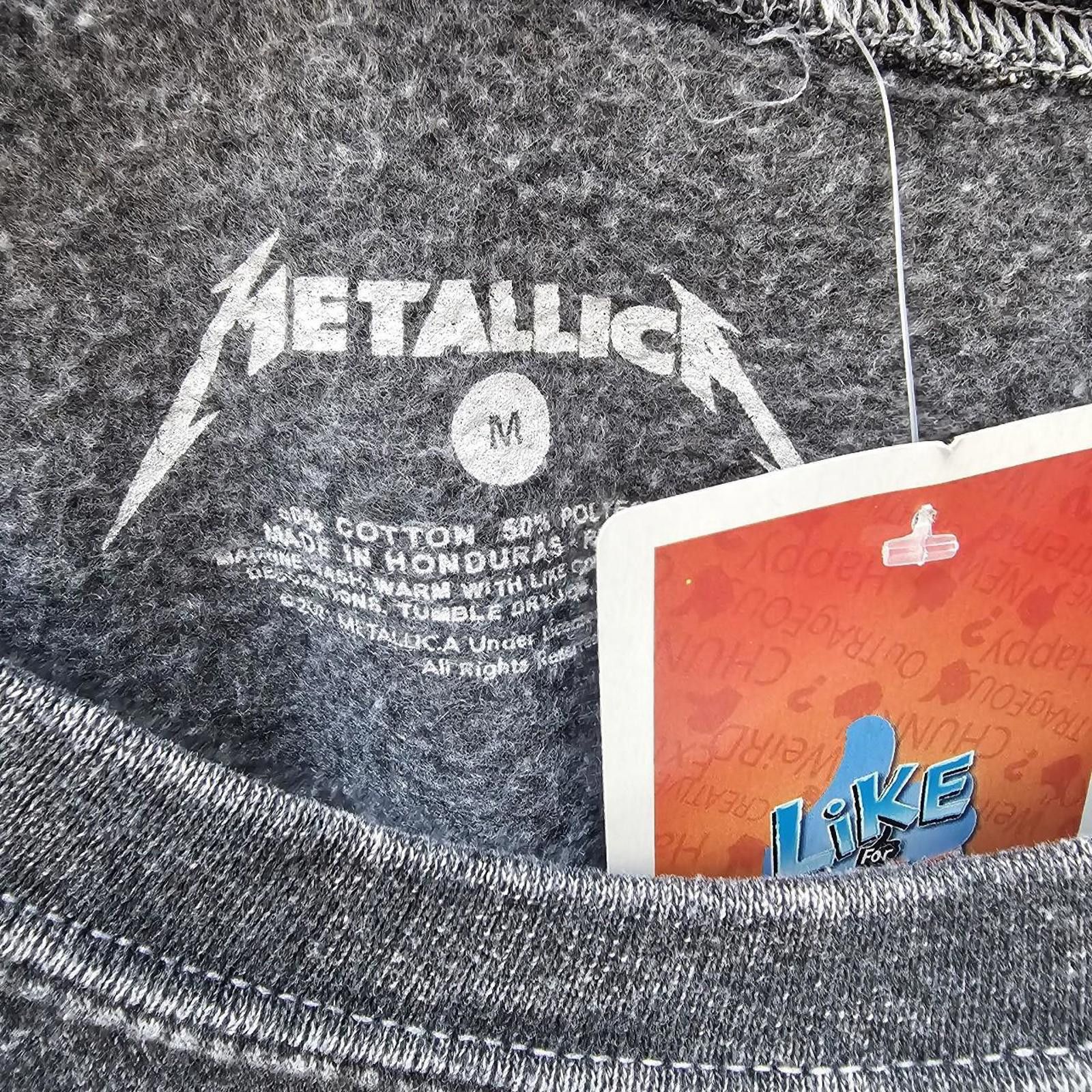 Other Women's Grey and Red Metallica Sweatshirt Size M / US 6-8 / IT 42-44 - 3 Thumbnail
