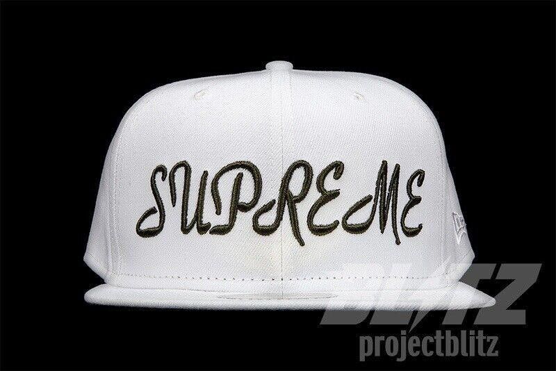 New Era SS23 SUPREME SCRIPT NEW ERA CAP HAT WHITE SIZE 8 2023 Size ONE SIZE - 3 Thumbnail
