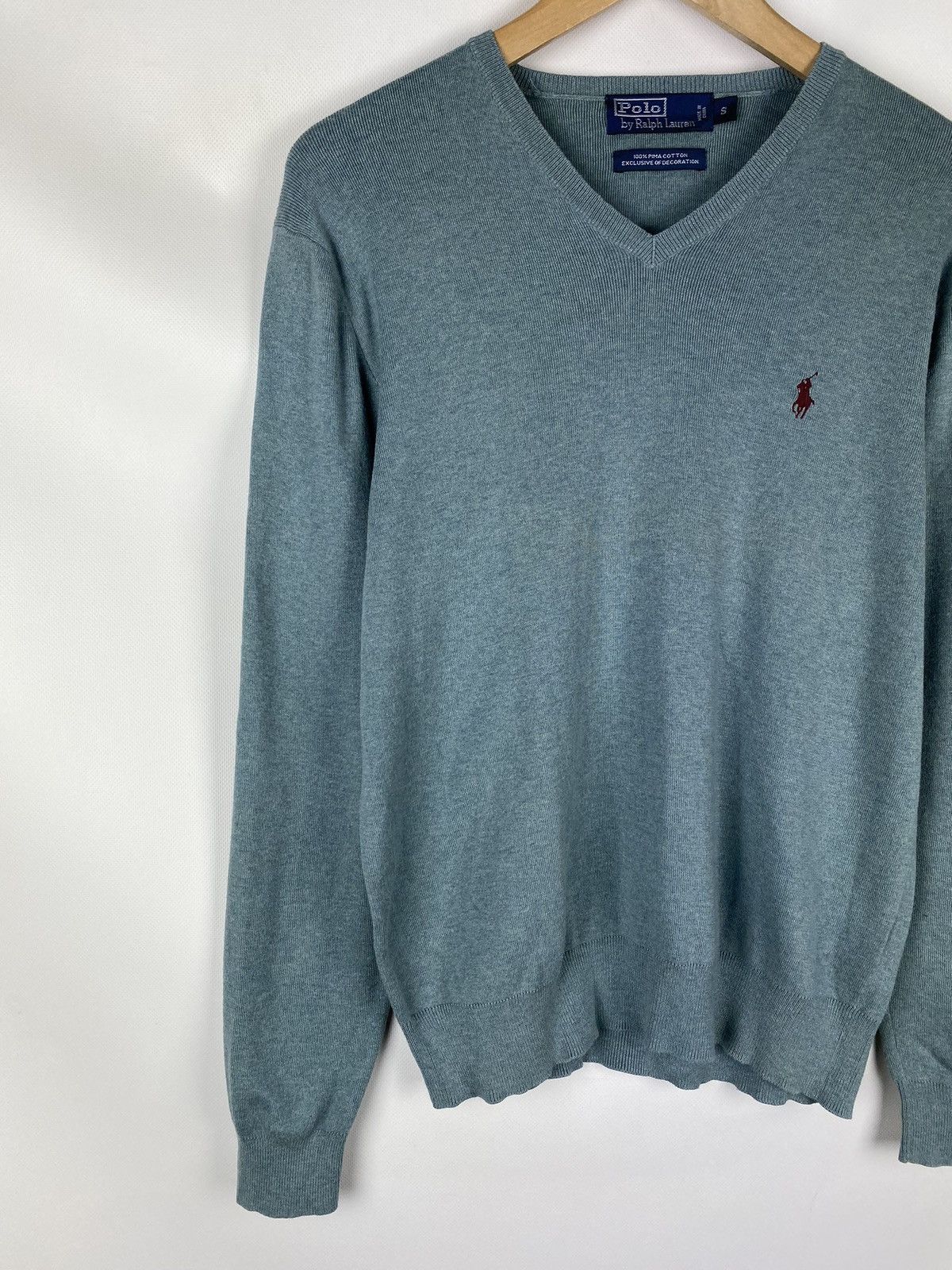Polo Ralph Lauren Polo by Ralph Lauren vintage men’s v-neck sweater pullover Size US S / EU 44-46 / 1 - 2 Thumbnail