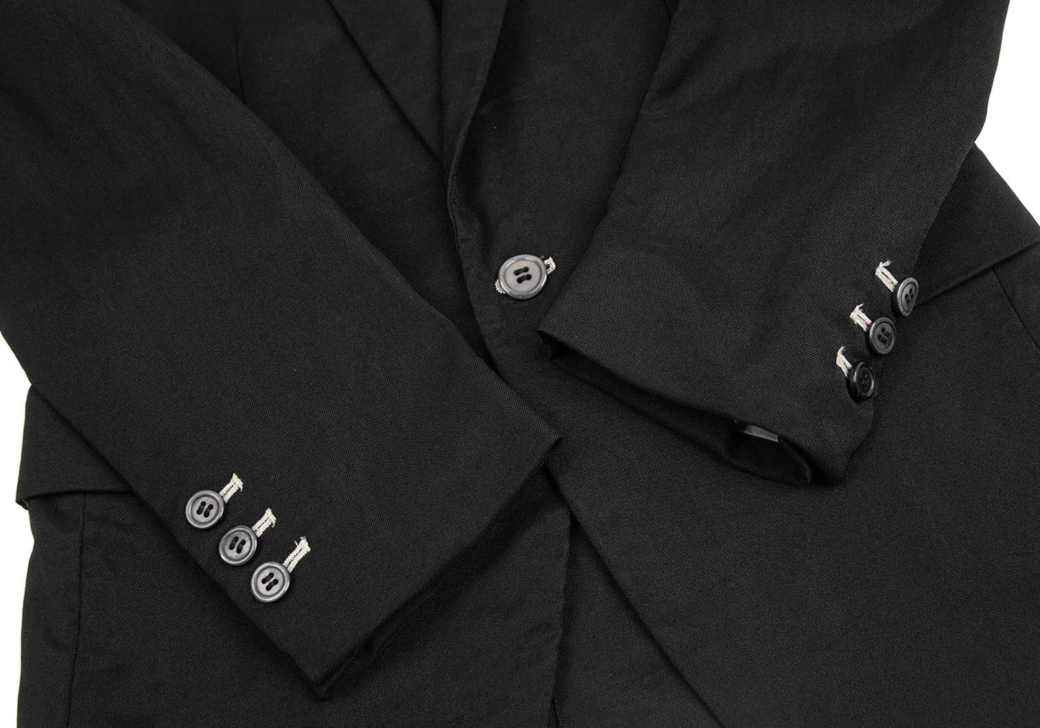 Comme des Garcons Homme Plus Stretch Nylon Jacket in Black, Size S Size US S / EU 44-46 / 1 - 6 Thumbnail