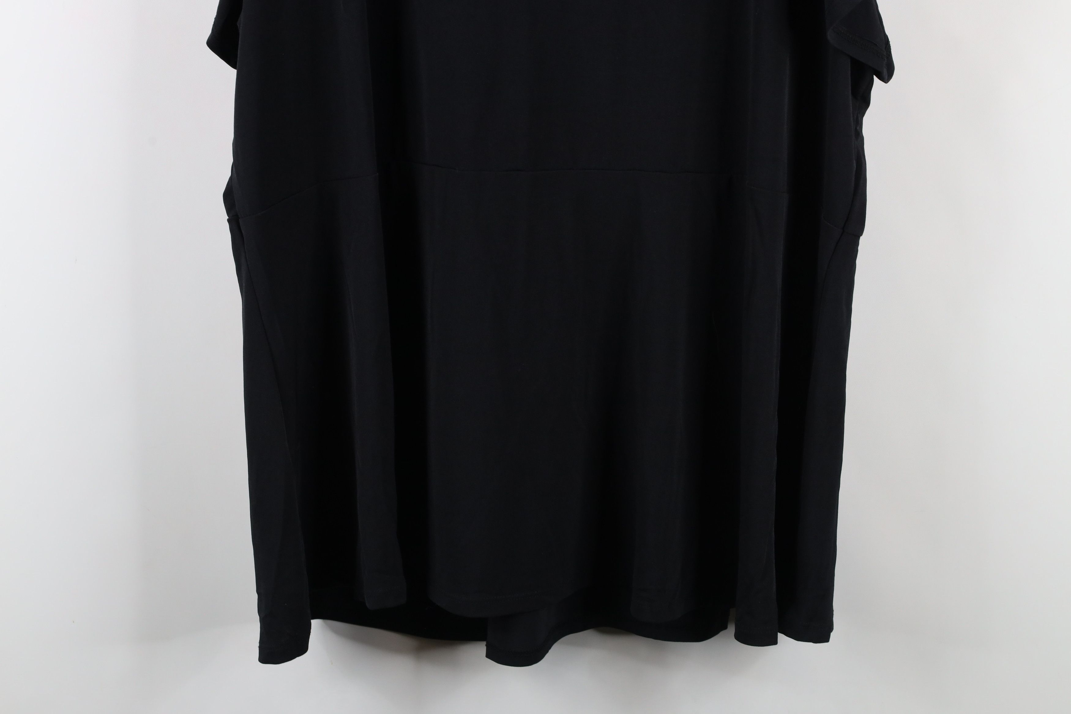 Vintage New Lane Bryant Babydoll Bella Knit Short Sleeve Shirt Black Size 4XL / US 24-26 - 11 Thumbnail