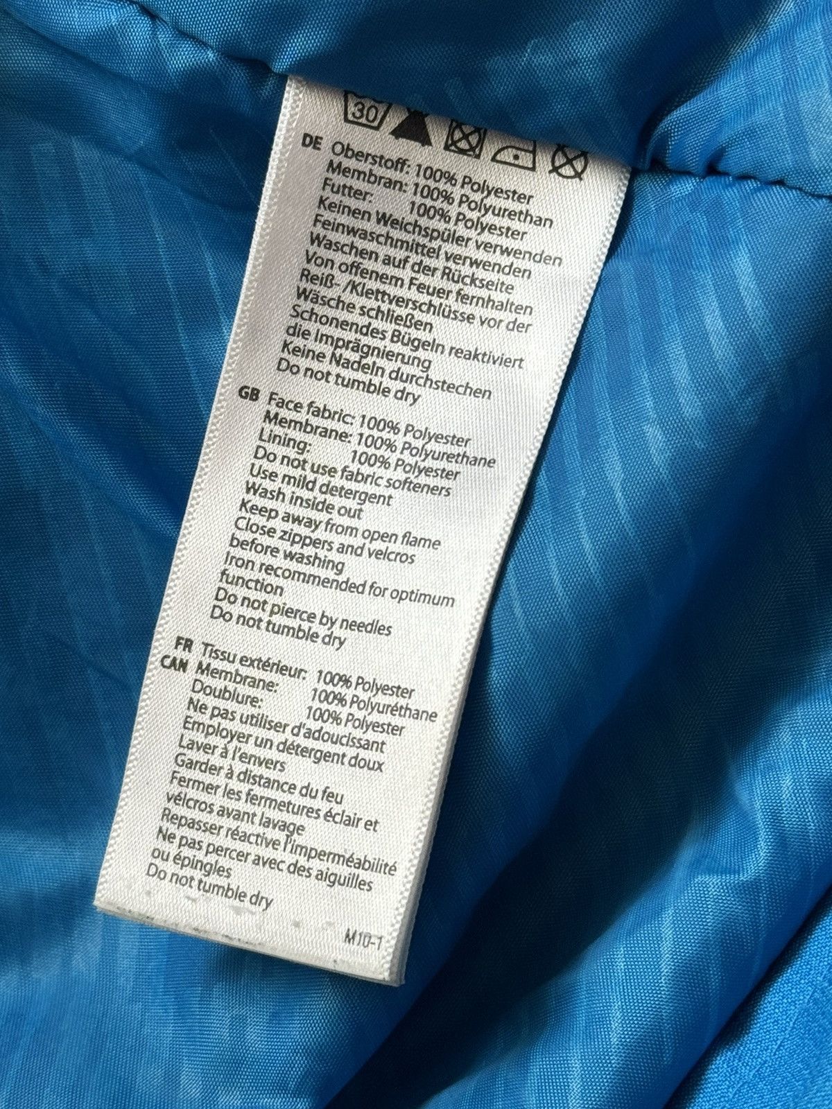 Mammut Mammut L man blue zip hooded jacket drytech windbreaker ski Size US L / EU 52-54 / 3 - 11 Thumbnail