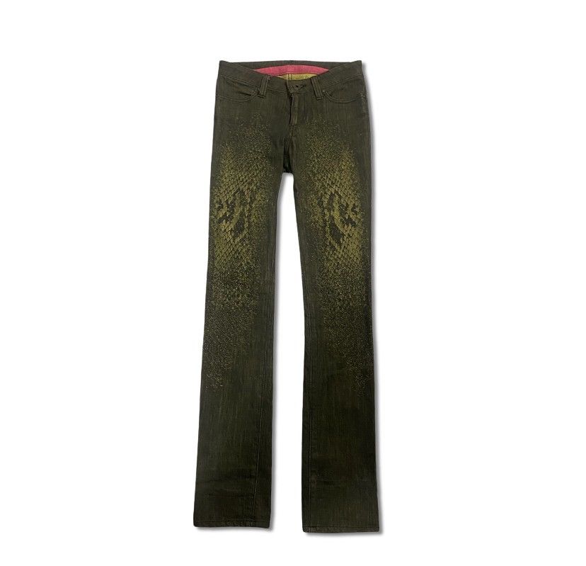 Issey Miyake Issey Miyake SS09 Python Print Denim Size US 28 / EU 44 - 1 Thumbnail