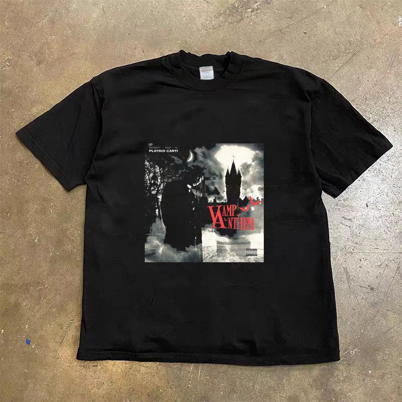 Japanese Brand × Vintage Street Hip Hop Dark Style Casual Short Sleeve T-Shirt Size US M / EU 48-50 / 2 - 1 Thumbnail