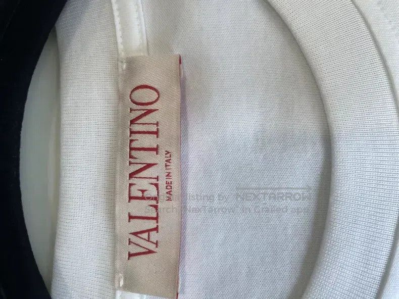 Valentino Valentino White butterfly T-shirt Size M / US 6-8 / IT 42-44 - 4 Thumbnail