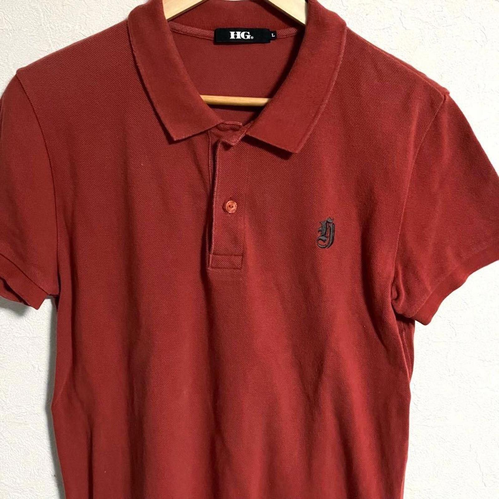 Other Hysteric Glamour - Red Polo Shirt Size US L / EU 52-54 / 3 - 4 Thumbnail