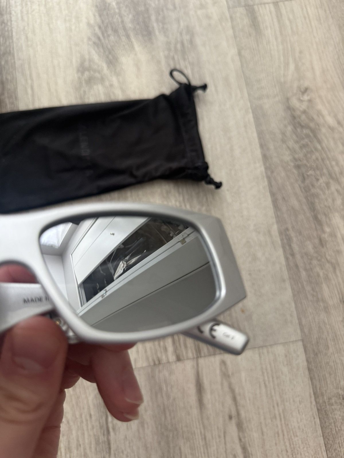 Balenciaga Balenciaga LED Sunglasses Grey Silver Size ONE SIZE - 4 Thumbnail