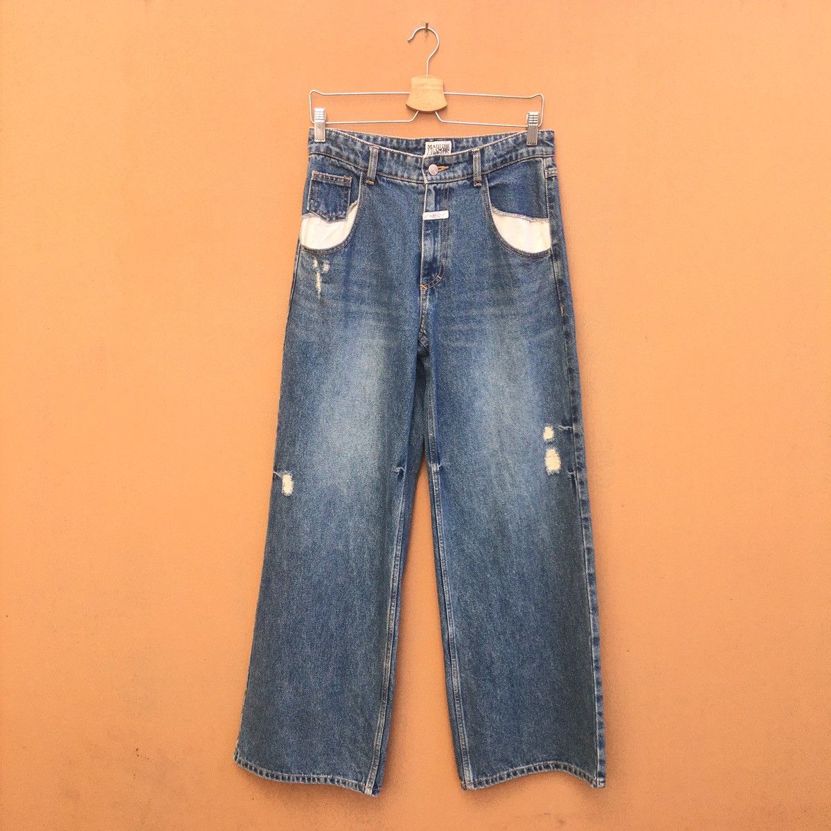 Marithe + Francois Girbaud MFG Distressed baggy jeans 27 Size US 27 - 1 Thumbnail