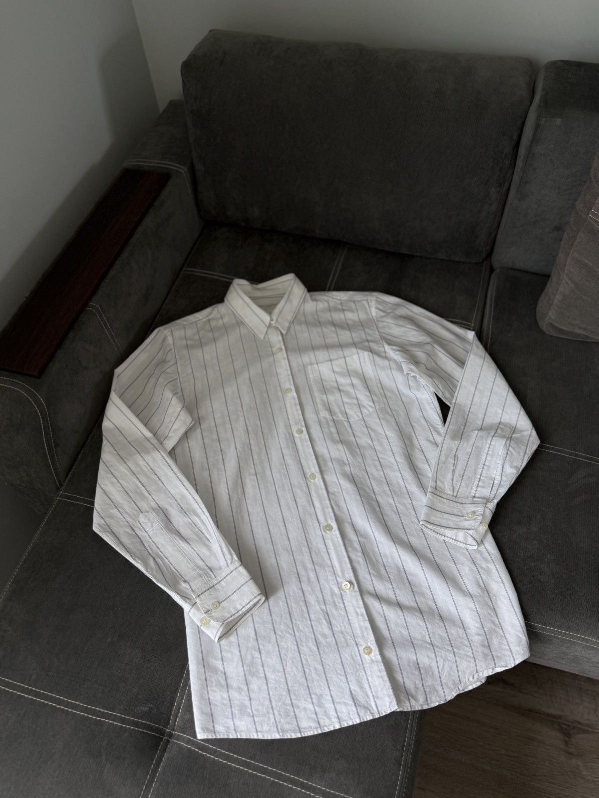 Dries Van Noten DRIES VAN NOTEN Shirt Button Up Long Sleeve Size US S / EU 44-46 / 1 - 9 Thumbnail