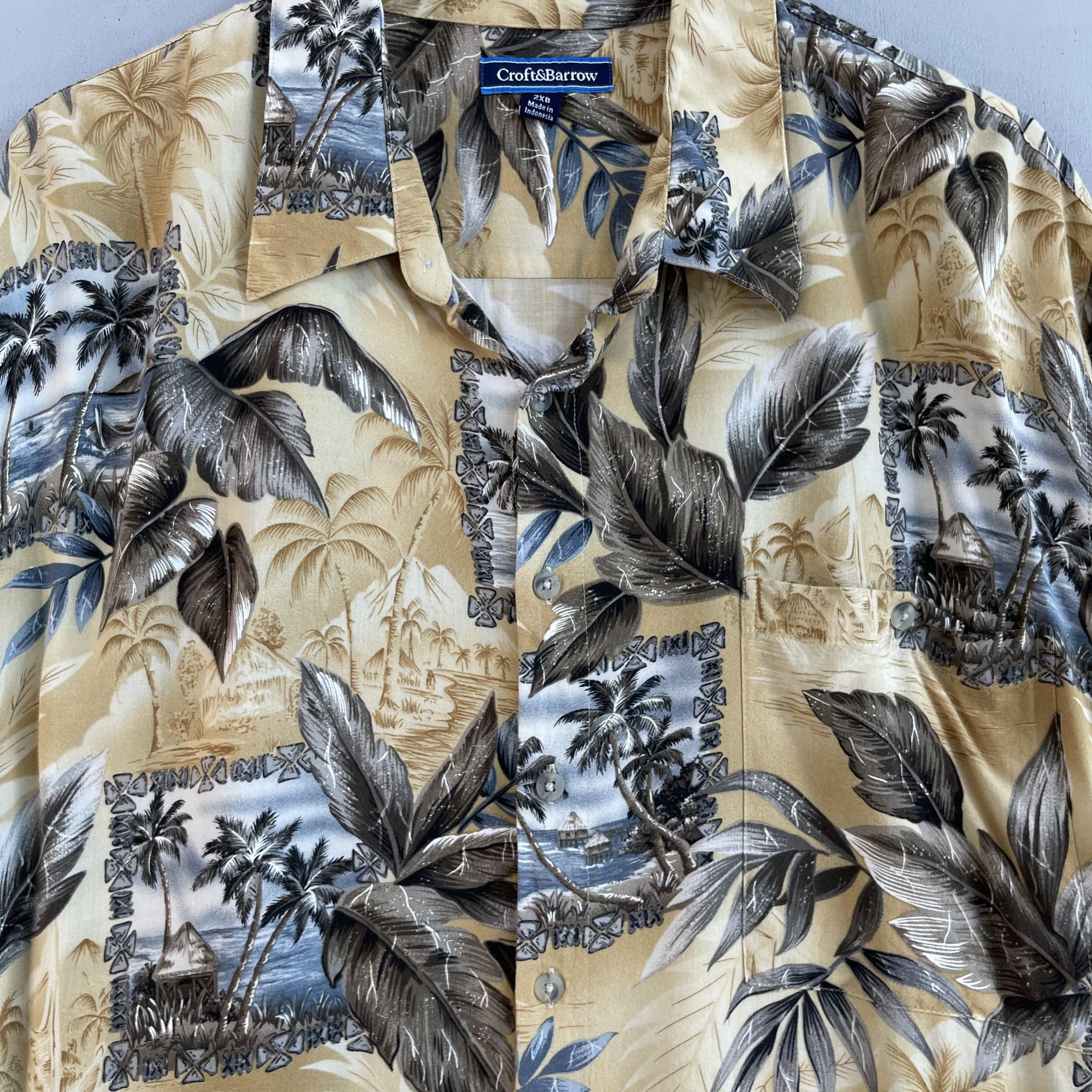 Japanese Brand Vintage Island Beach Tropical Floral Motive Hawaii Shirt Size US XXL / EU 58 / 5 - 2 Thumbnail