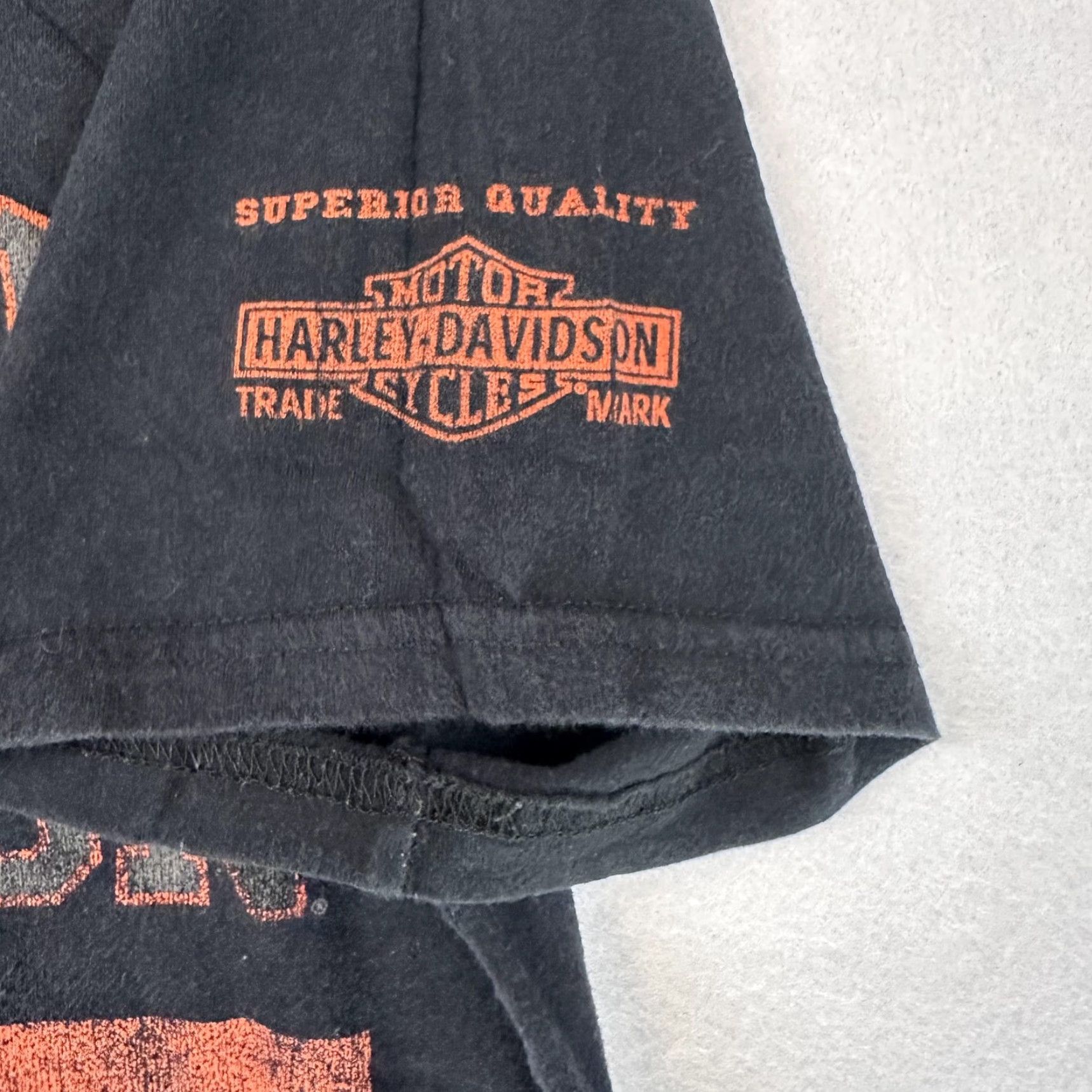 Harley Davidson Harley-Davidson Shirt Adult Small Black USA Made Stratman Tag Mens Shirt Graphic Print Harley-Davidson USA Logo 90s? Size US S / EU 44-46 / 1 - 7 Thumbnail