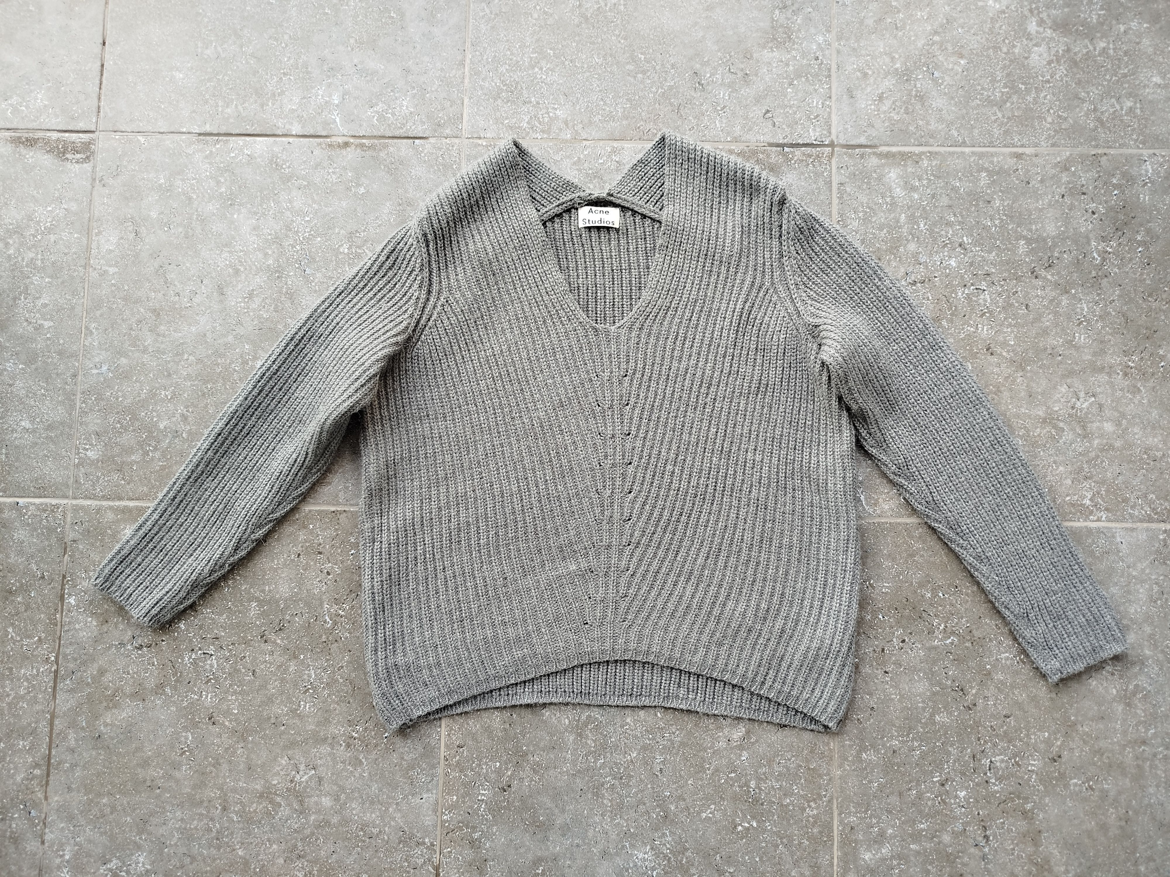Acne Studios Acne Studios Sweater Ribbed Wool Cashmere SS15 Size L / US 10 / IT 46 - 2 Thumbnail
