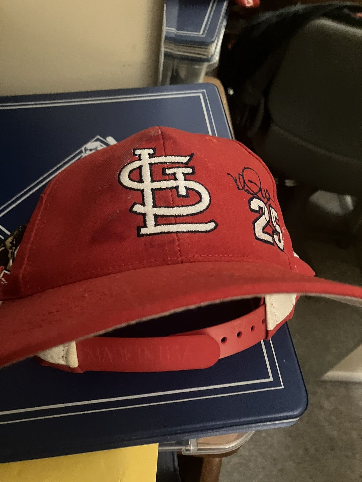 MLB vtg '90s St. Louis Cardinals Mark McGuire signature hat Size ONE SIZE - 6 Thumbnail