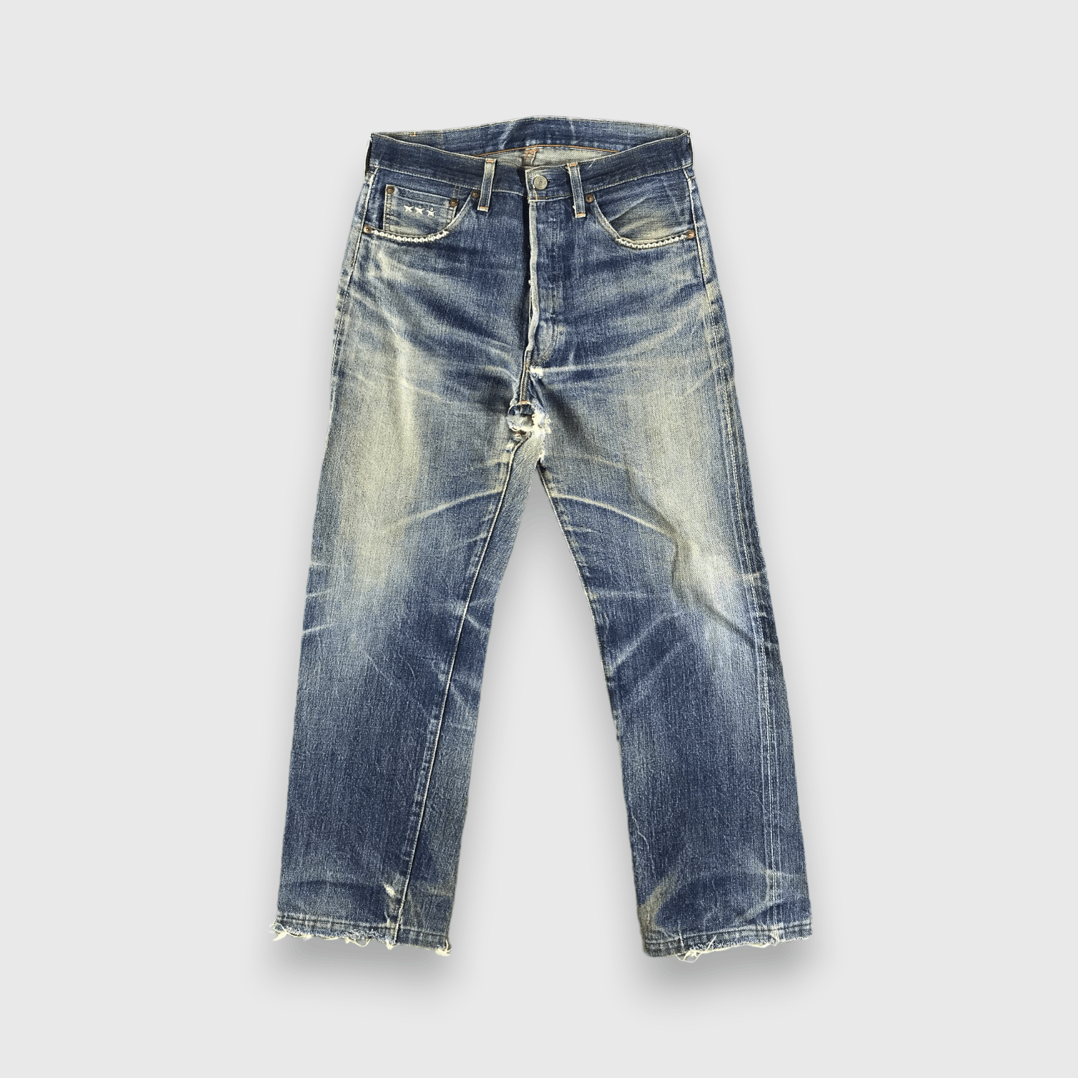 Levi's Vintage Distressed Levis 501 Jeans-J3694 Size US 32 / EU 48 - 1 Thumbnail