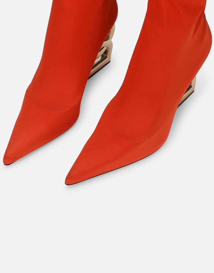 Dolce & Gabbana o1y0825 Ankle Boots in Orange Size US 5.5 / IT 35.5 - 3 Thumbnail