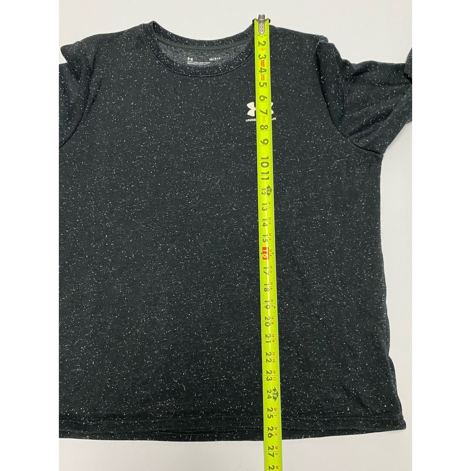 Under Armour Under Armour Speckled Athletic Crewneck Sz Large Black Size US L / EU 52-54 / 3 - 7 Thumbnail