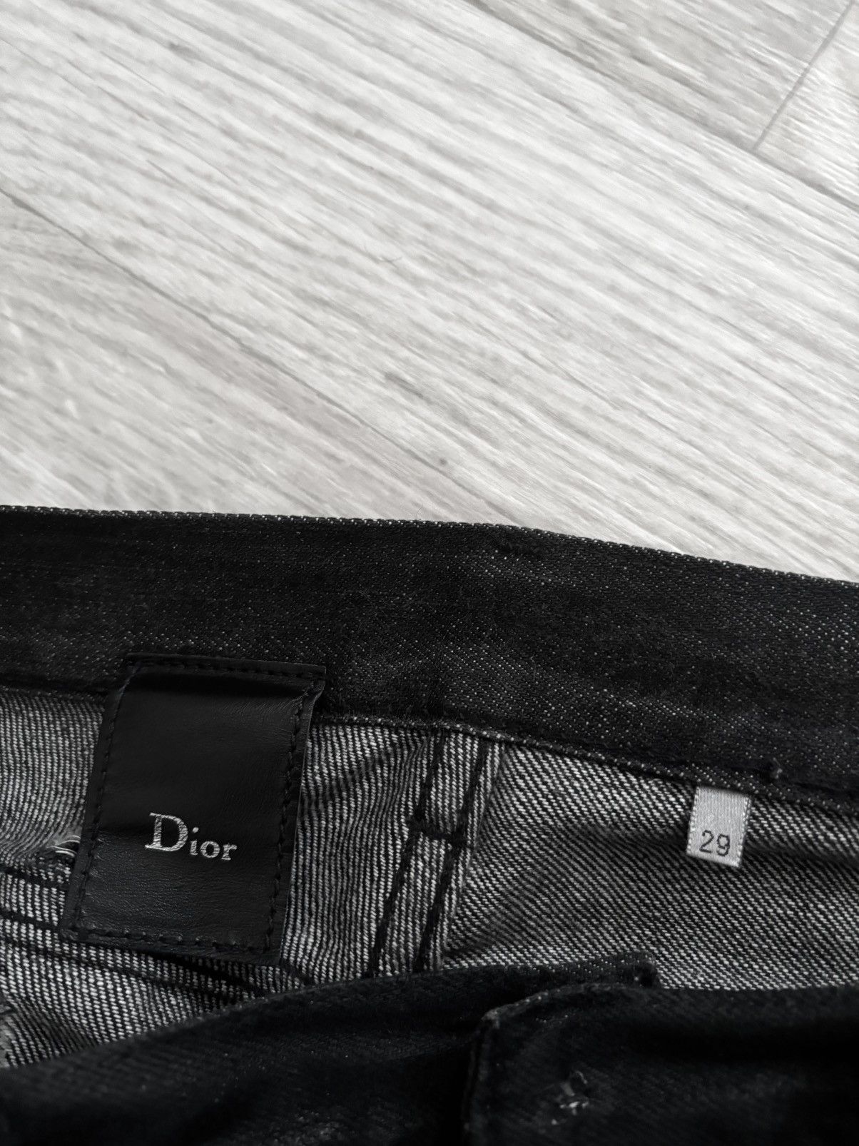 Dior Dior SS04 Strip Denim Size US 29 - 4 Thumbnail