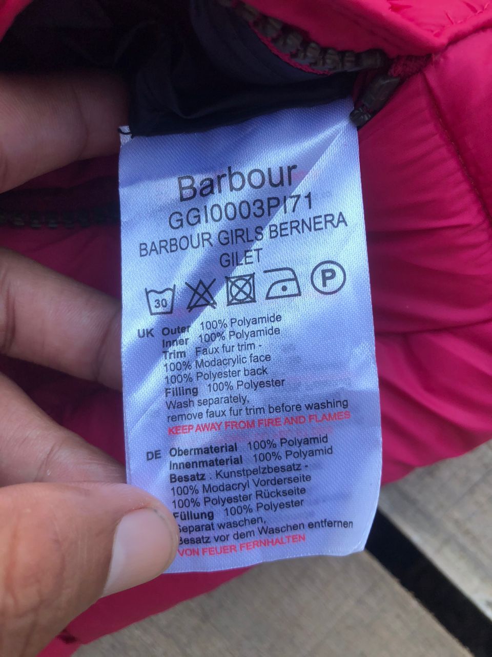 Barbour Barbour Girls Bernera Gilet Puffer Jacket Size S / US 4 / IT 40 - 6 Thumbnail