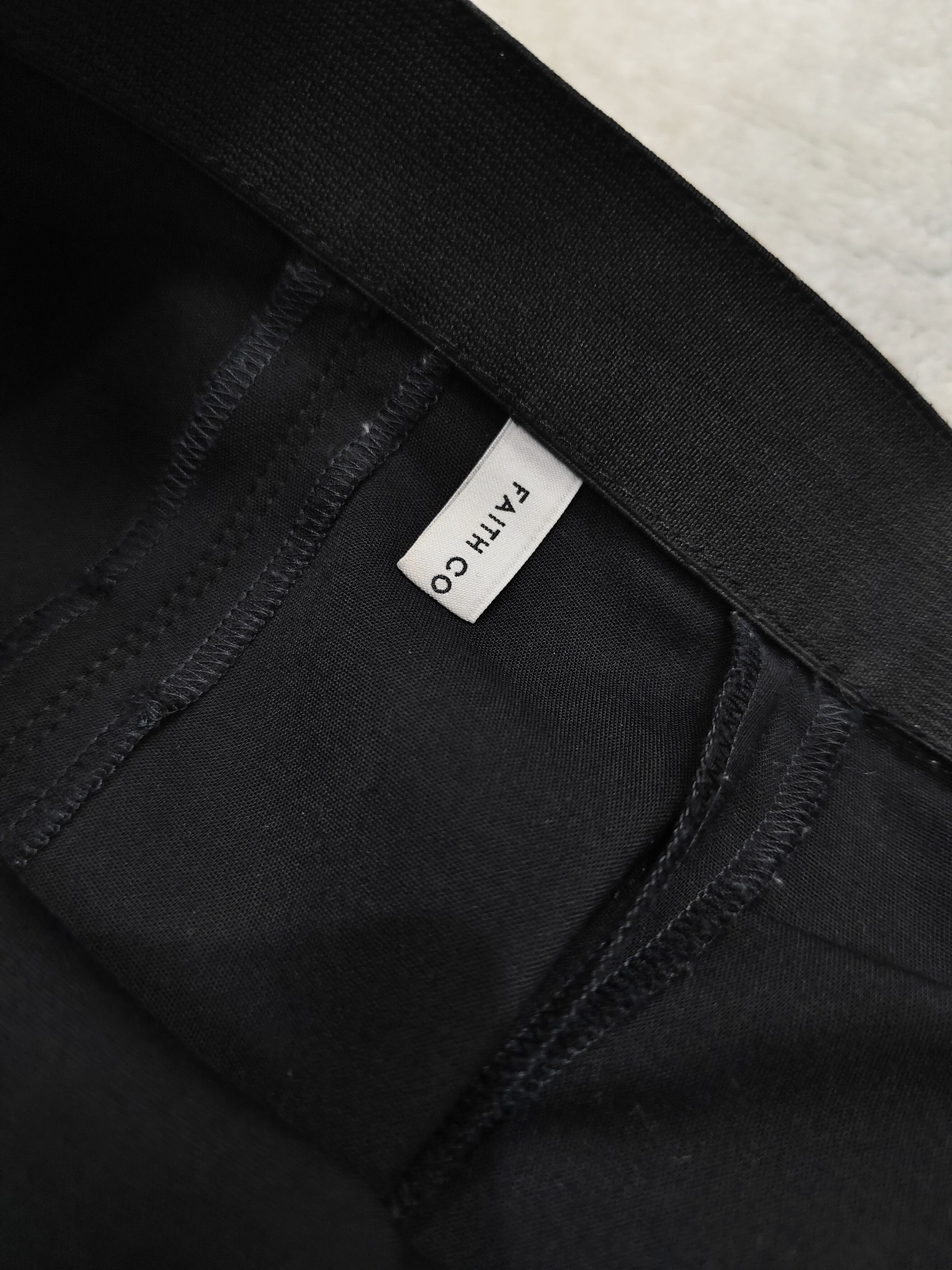 Faith Connexion Faith Connexion❤️‍🔥Tapered Rock Luxe Leather Trim Trousers Size 27" / US 4 / IT 40 - 9 Thumbnail