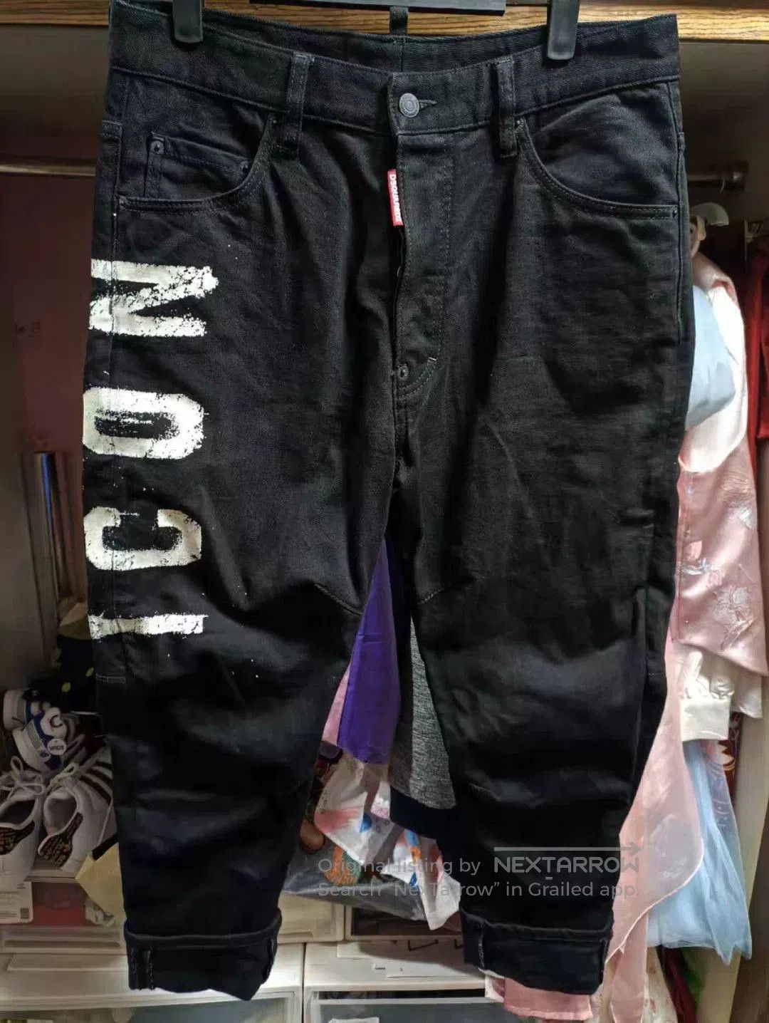Dsquared2 Dsquared2 Runway Combat Jeans 50. Size US 34 / EU 50 - 1 Thumbnail