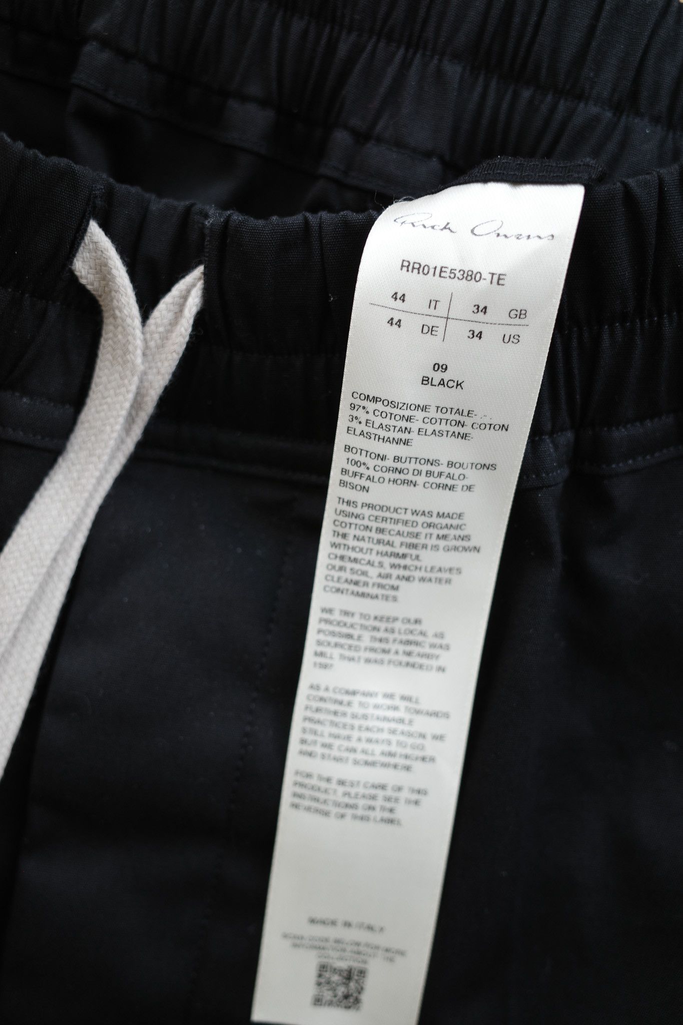 Rick Owens Hollywood Drawstring Long Trousers S/S 25 Size US 28 / EU 44 - 11 Thumbnail