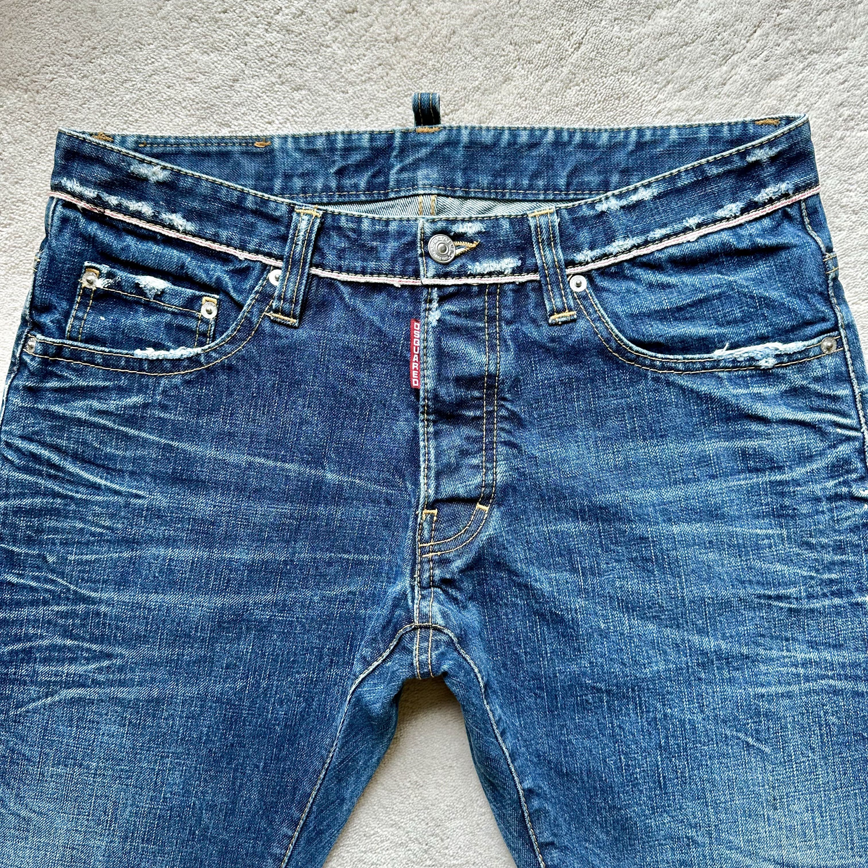 Dsquared2 DSQUARED2 Selvedge Denim LOGO Jean SHORTS Sz 48 EUR | 32 US Size US 32 / EU 48 - 5 Thumbnail