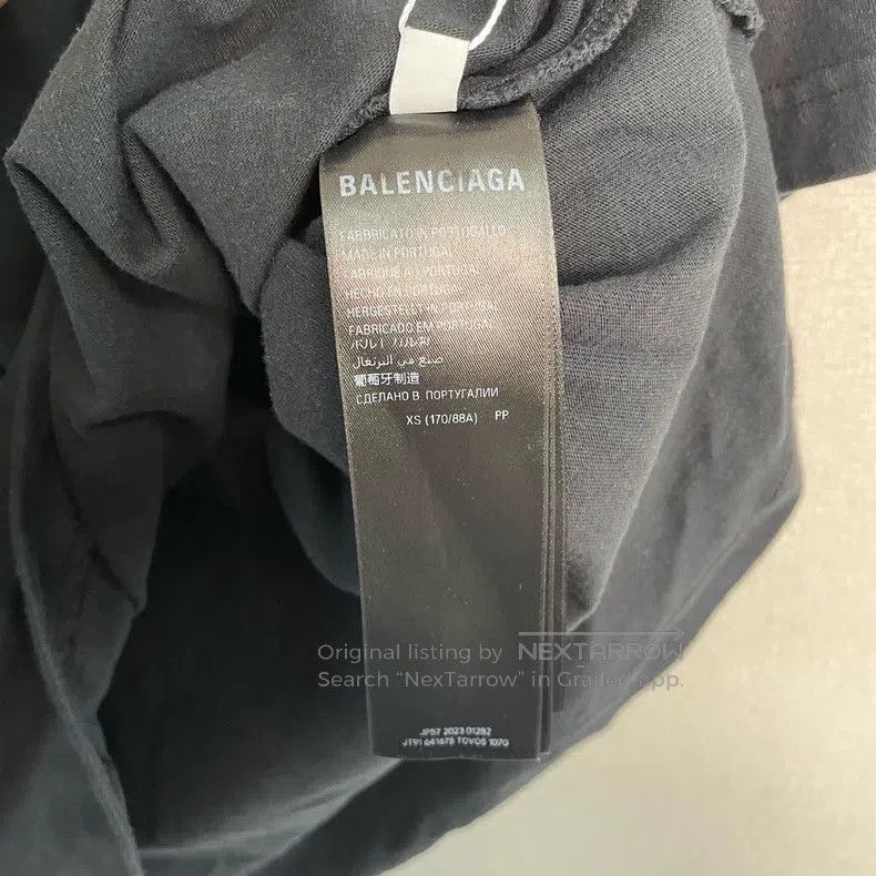 Balenciaga Balenciaga Faded graffiti letter short sleeve/XS Size US XS / EU 42 / 0 - 4 Thumbnail