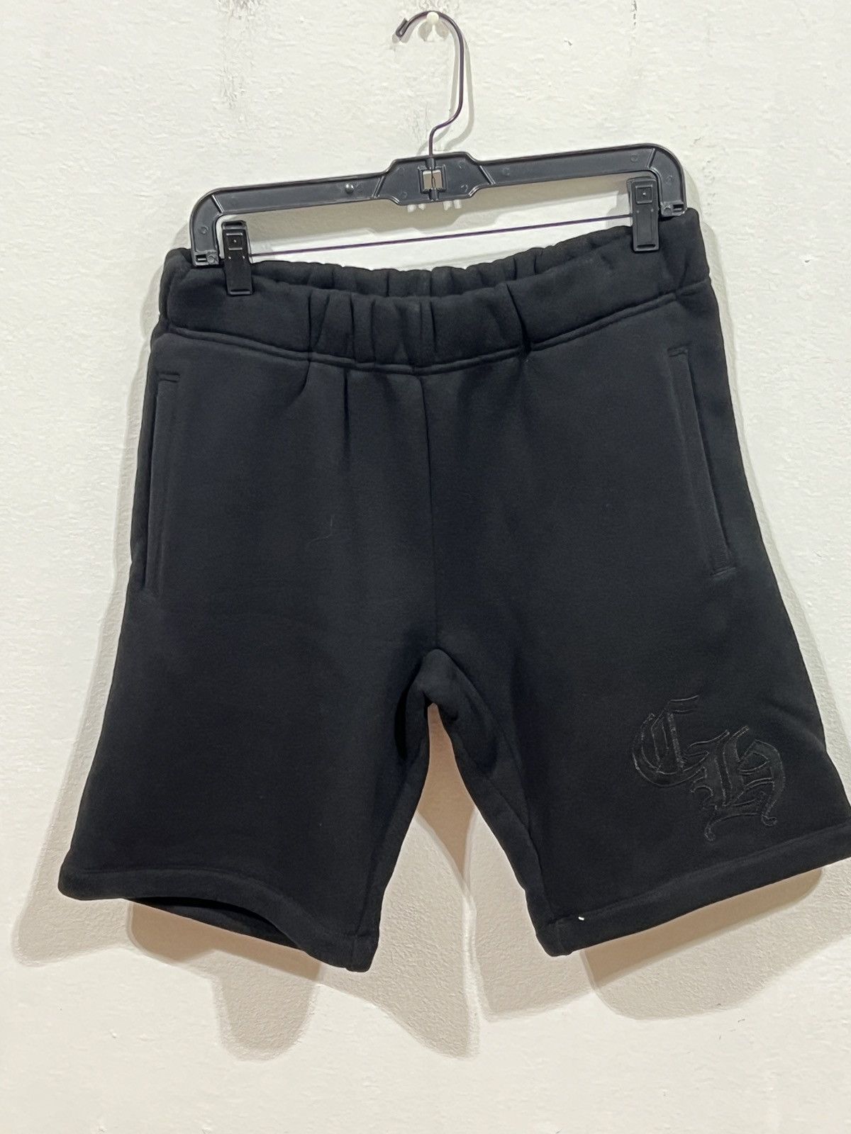 Chrome Hearts Chrome Hearts Black On Black Nylon Cross Short Size US 32 / EU 48 - 1 Thumbnail