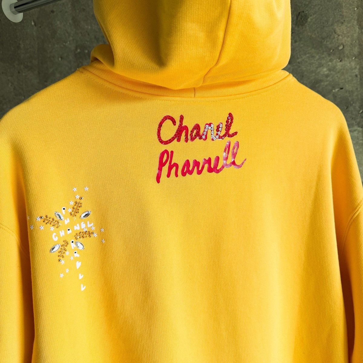 Chanel Chanel x Pharrell 2019 Coco Hand Beaded Lesage Yellow Hoodie Size US M / EU 48-50 / 2 - 11 Thumbnail