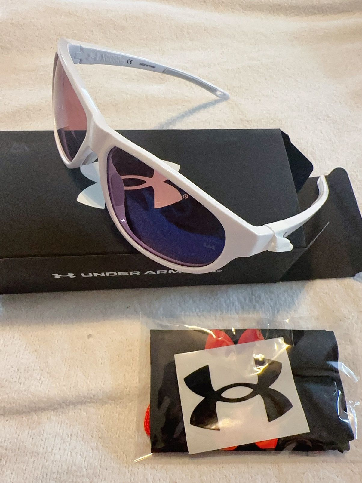 Under Armour Under Armour UA Intensity OHYM PC Oval Sunglasses pink lens Size ONE SIZE - 8 Thumbnail
