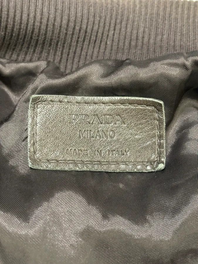Prada FW2008 Prada Brown Leather Jacket Size US M / EU 48-50 / 2 - 9 Thumbnail