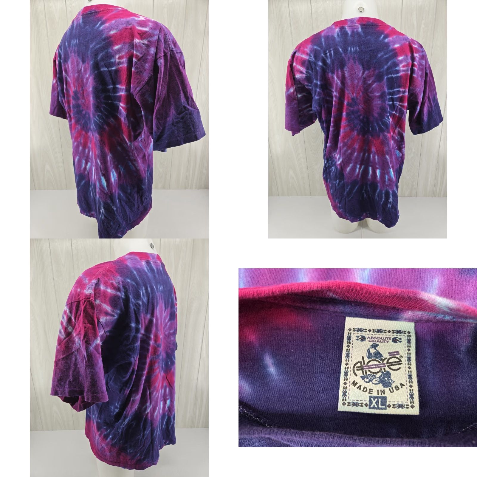 Vintage VINTAGE Delphi Automotive Systems VTG 90s Single Stitch T-Shirt Men’s XL Tie Dye Purple Shirt Mens XL Purple 90s Logo Graphic Print Size US XL / EU 56 / 4 - 8 Thumbnail