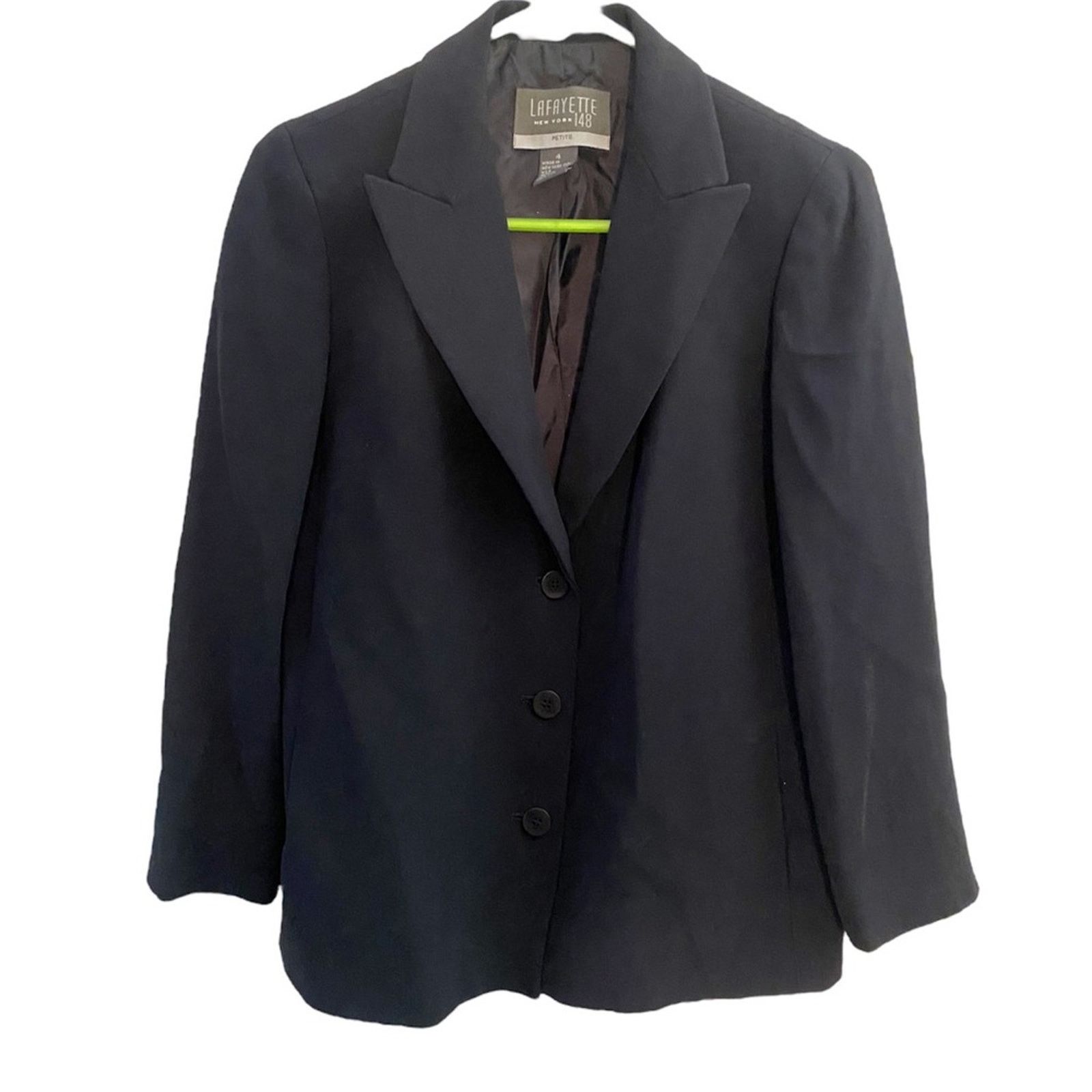 Lafayette 148 Lafayette 148 New York Vintage Blue Blazer Jacket SZ 4 Size S / US 4 / IT 40 - 1 Thumbnail