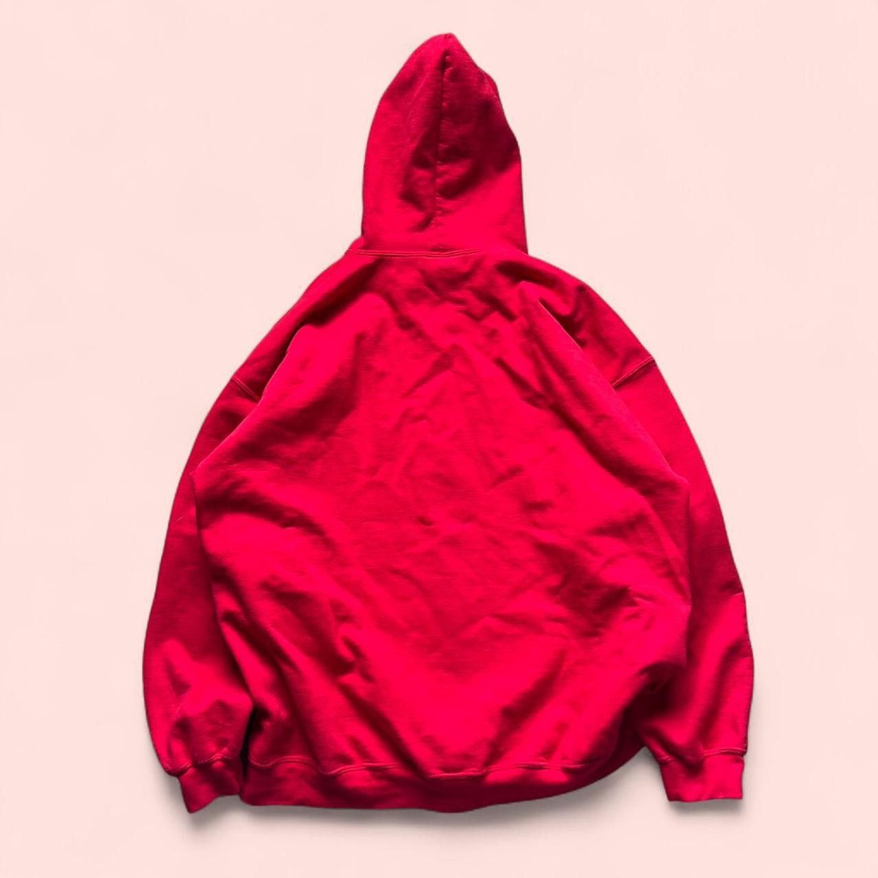 Other oversized red baggy gildan zip up hoodie, size XXL Size US XXL / EU 58 / 5 - 3 Thumbnail