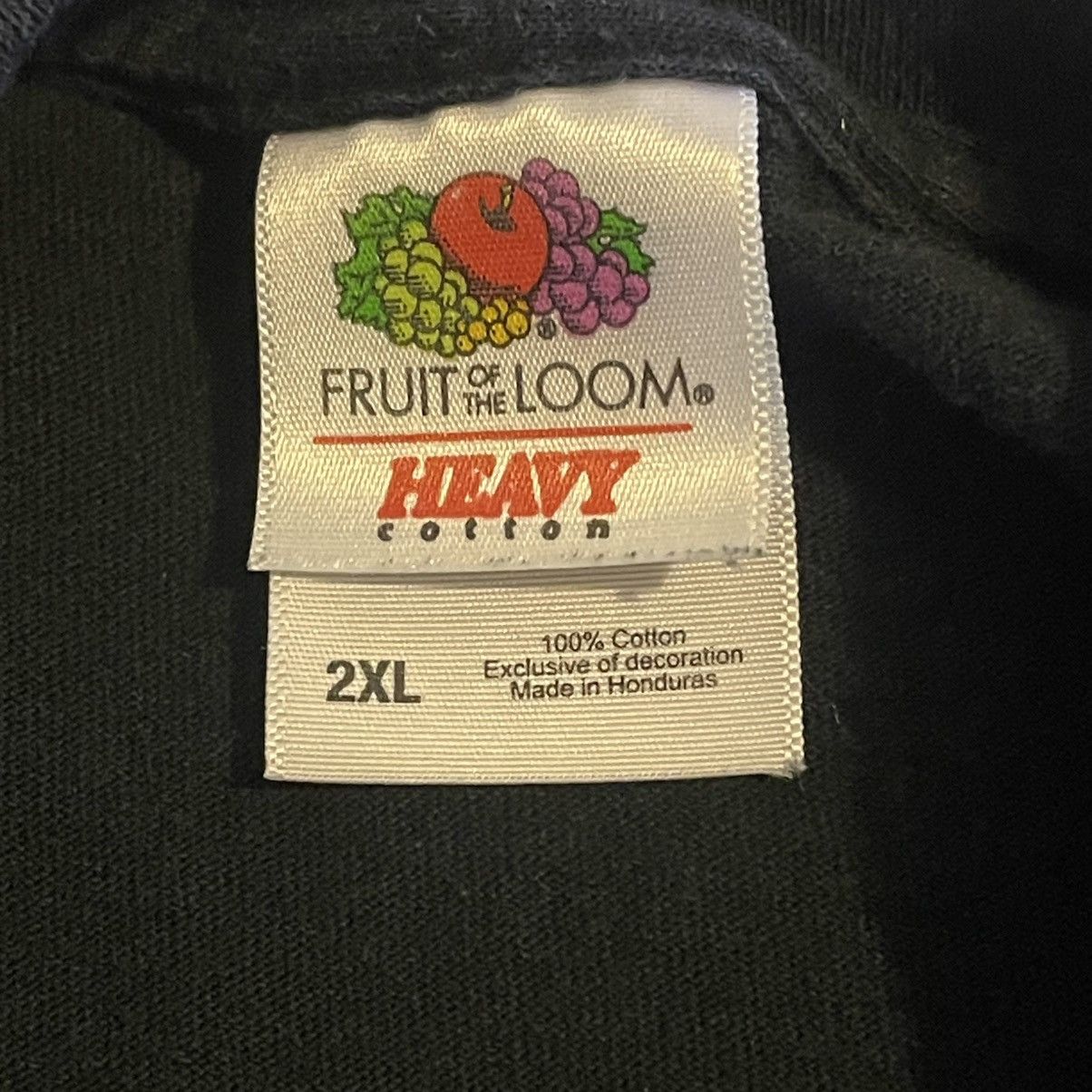 Fruit Of The Loom Vintage Zombie Shirt Men 2XL Black Y2K Skull Streetwear Tee Size US XXL / EU 58 / 5 - 3 Thumbnail