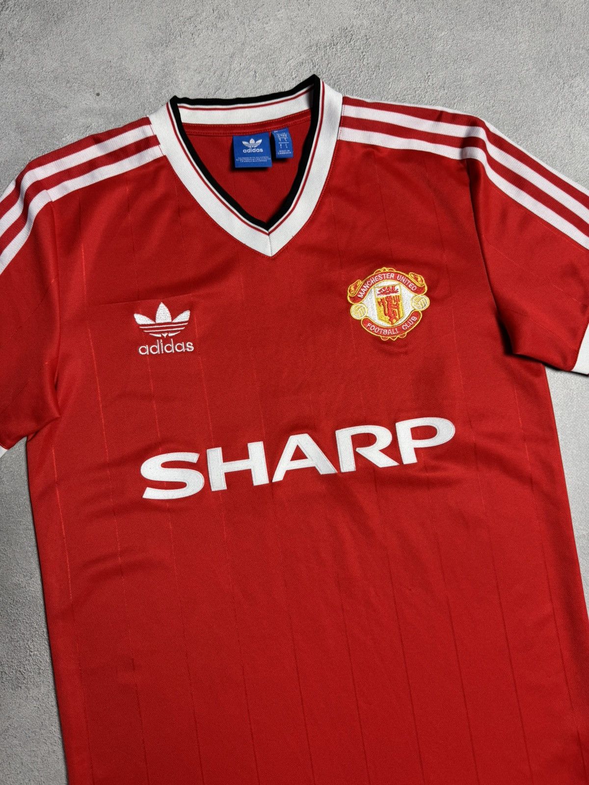 Adidas Manchester United 1983 1984 Home Shirt Soccer Jersey Adidas Size US S / EU 44-46 / 1 - 3 Thumbnail