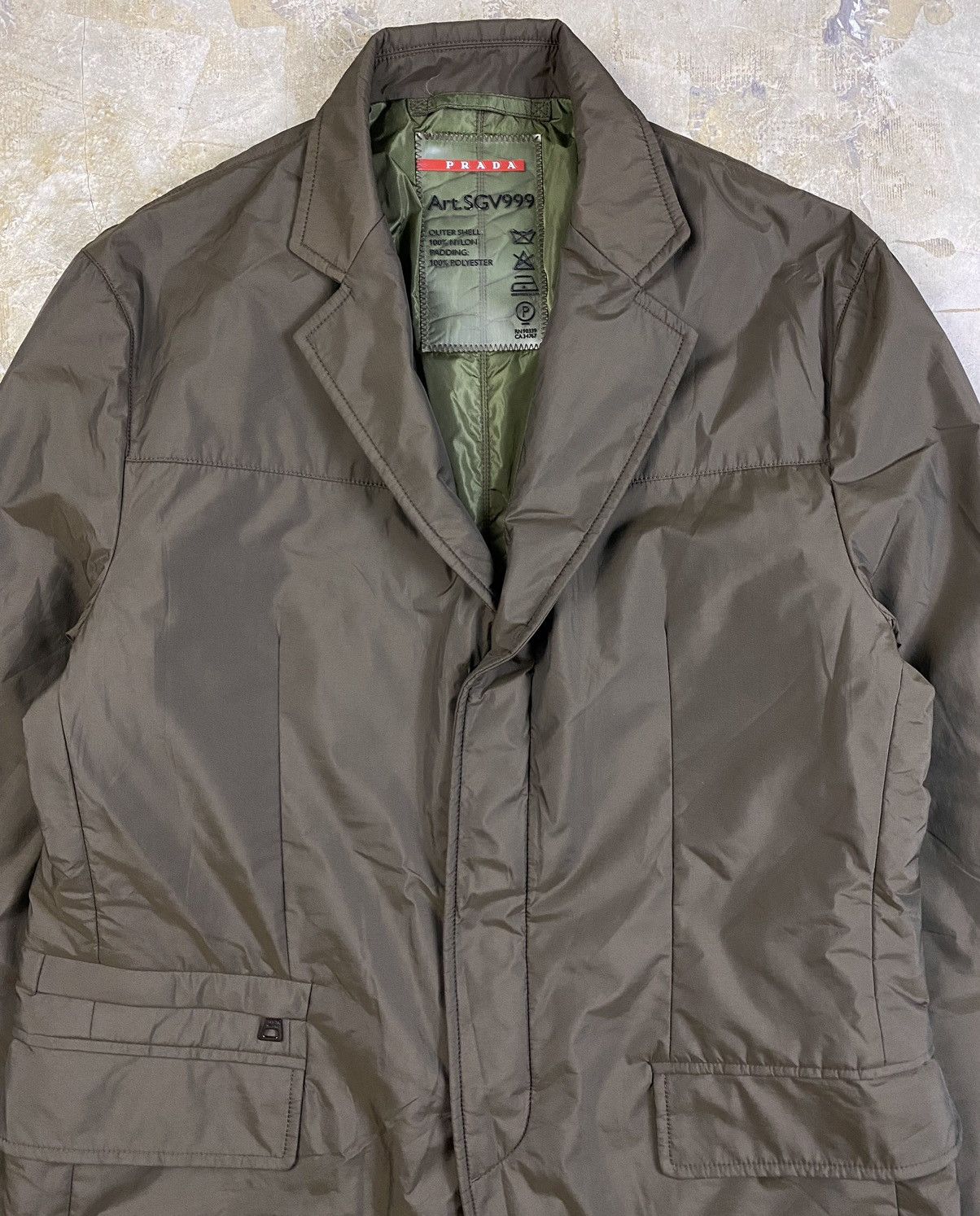 Prada Prada Sports SS00 Windstopper Nylon Blazer Jacket Size US M / EU 48-50 / 2 - 2 Thumbnail