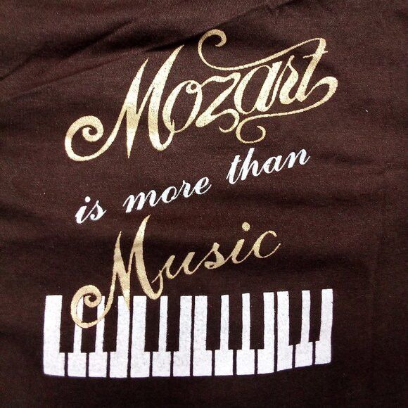 Vintage DS Vintage Mozart More Than Music Chocolate Liqueur T-Shirt Size US L / EU 52-54 / 3 - 6 Thumbnail