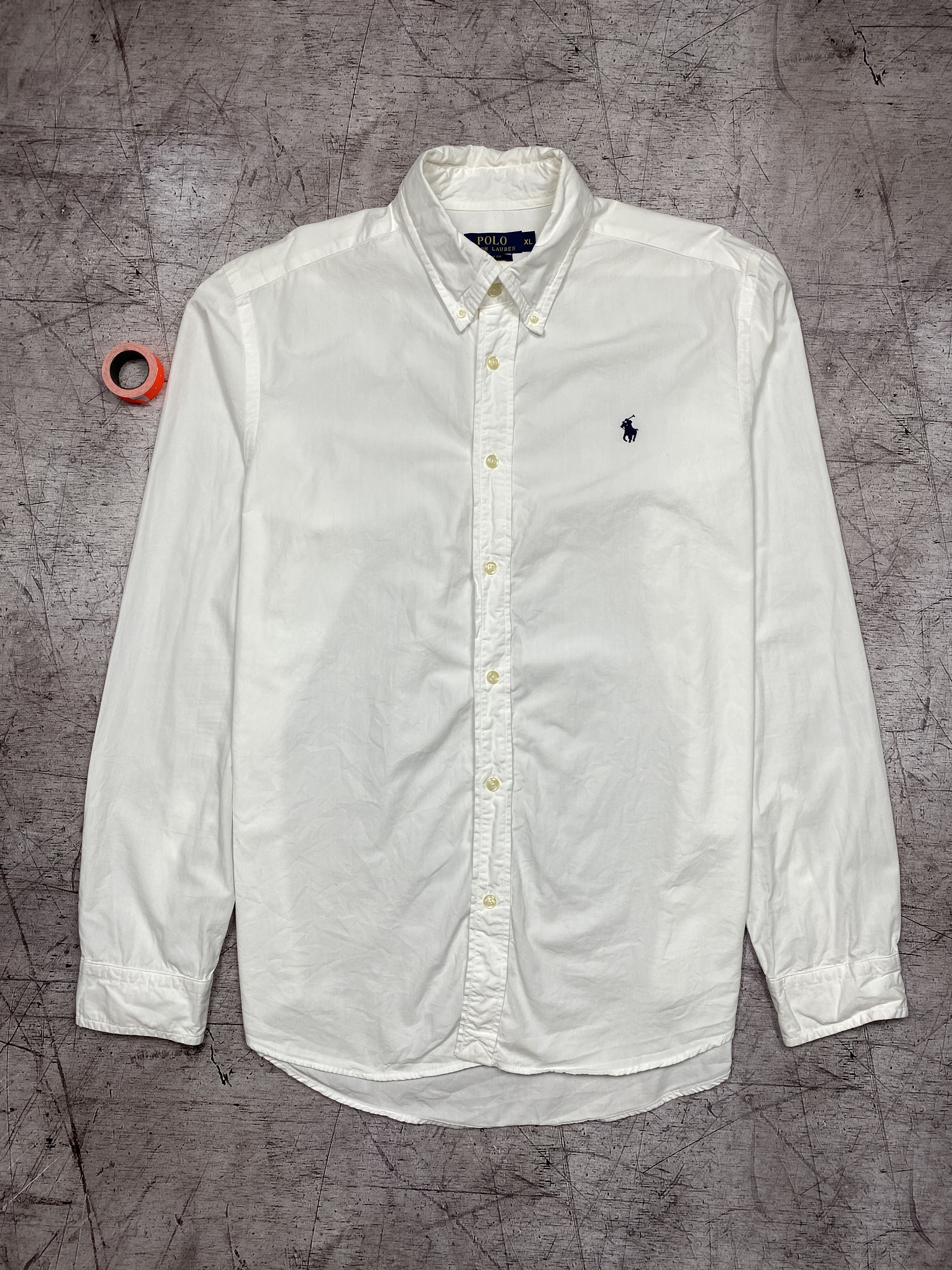 Polo Ralph Lauren × Ralph Lauren Polo Ralph Lauren Vintage Mens White Shirt Size US XL / EU 56 / 4 - 1 Thumbnail