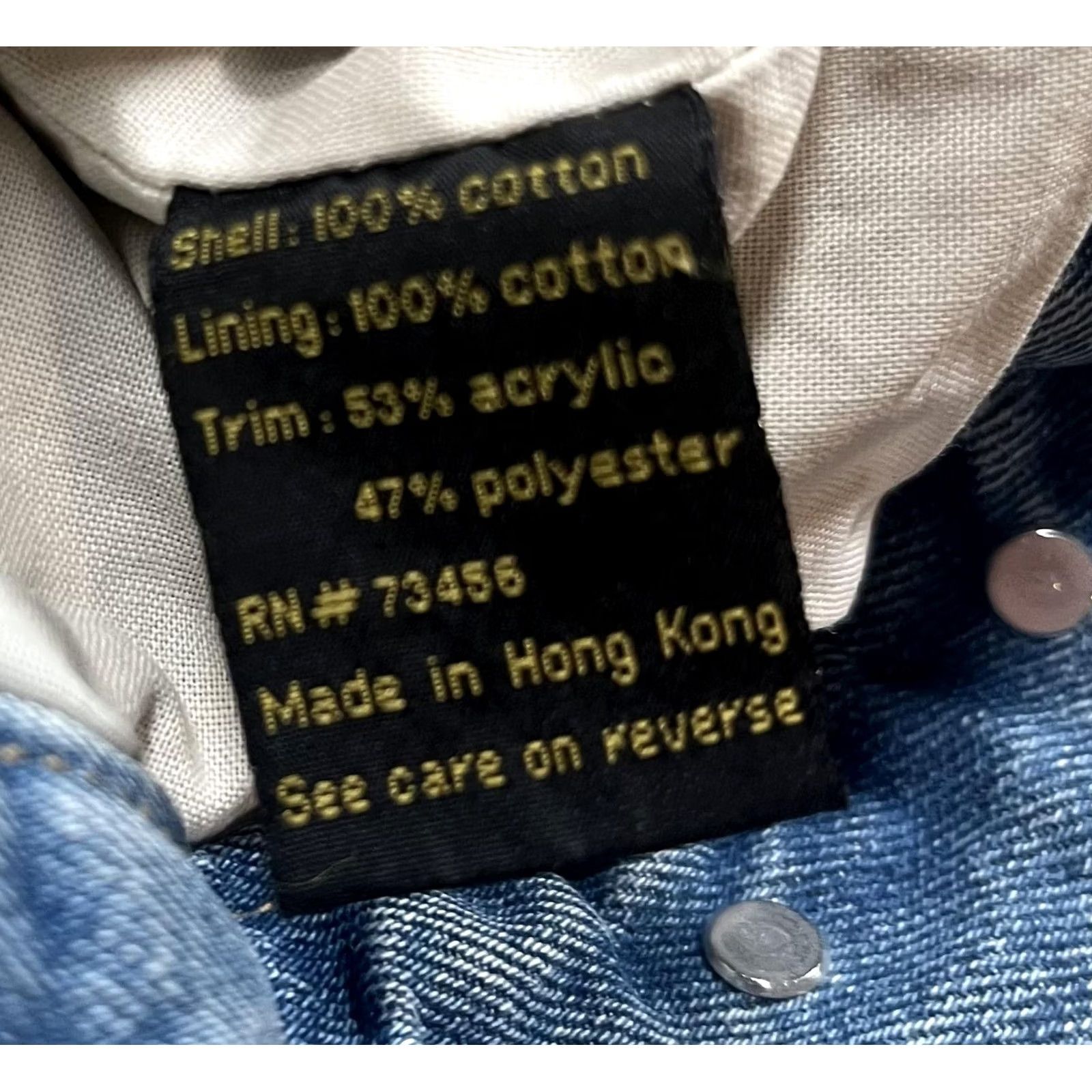 Lee VINTAGE Lee Jacket Mens Blue Denim Faux Fur Collar Made Hong Kong 90s L Size US L / EU 52-54 / 3 - 8 Thumbnail